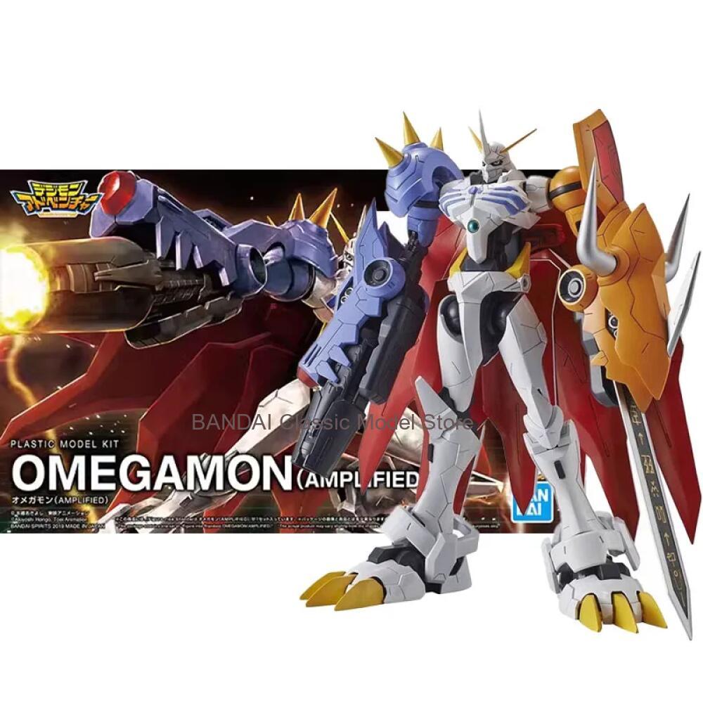 Model Kit Omegamon - BANDAI DIGIMON ADVENTURE ประกอบโมเดลดิจิตอลมอนสเตอร์โอเมก้ามอน 20 ซม.อะนิเมะแอ็คชั่นฟิกเกอร์ชุดโมเดลของเล่นคริสต์มาสของขวัญ