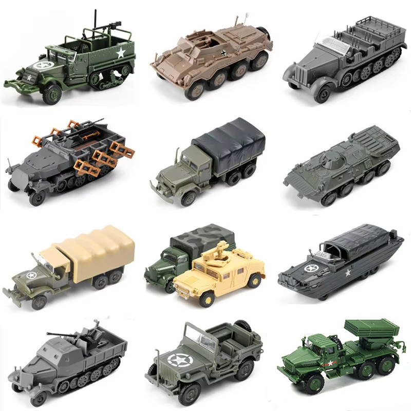 Model Kit Armored Core - โมเดลรถทหารประกอบเอง 4D 1/72 รถบรรทุกฮัมเมอร์ ของเล่นพลาสติกสำหรับเล่นสงครามบนโต๊ะทราย รถหุ้มเกราะ