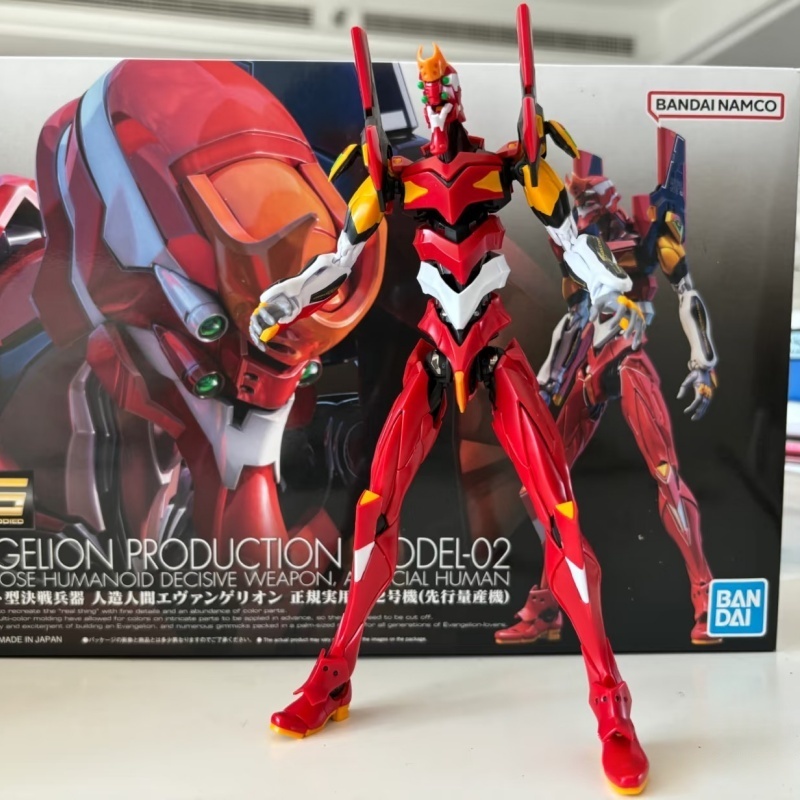 Model Kit Eva 02 - ชุดประกอบโมเดล Evangelion ของ Bandai Hot Rg