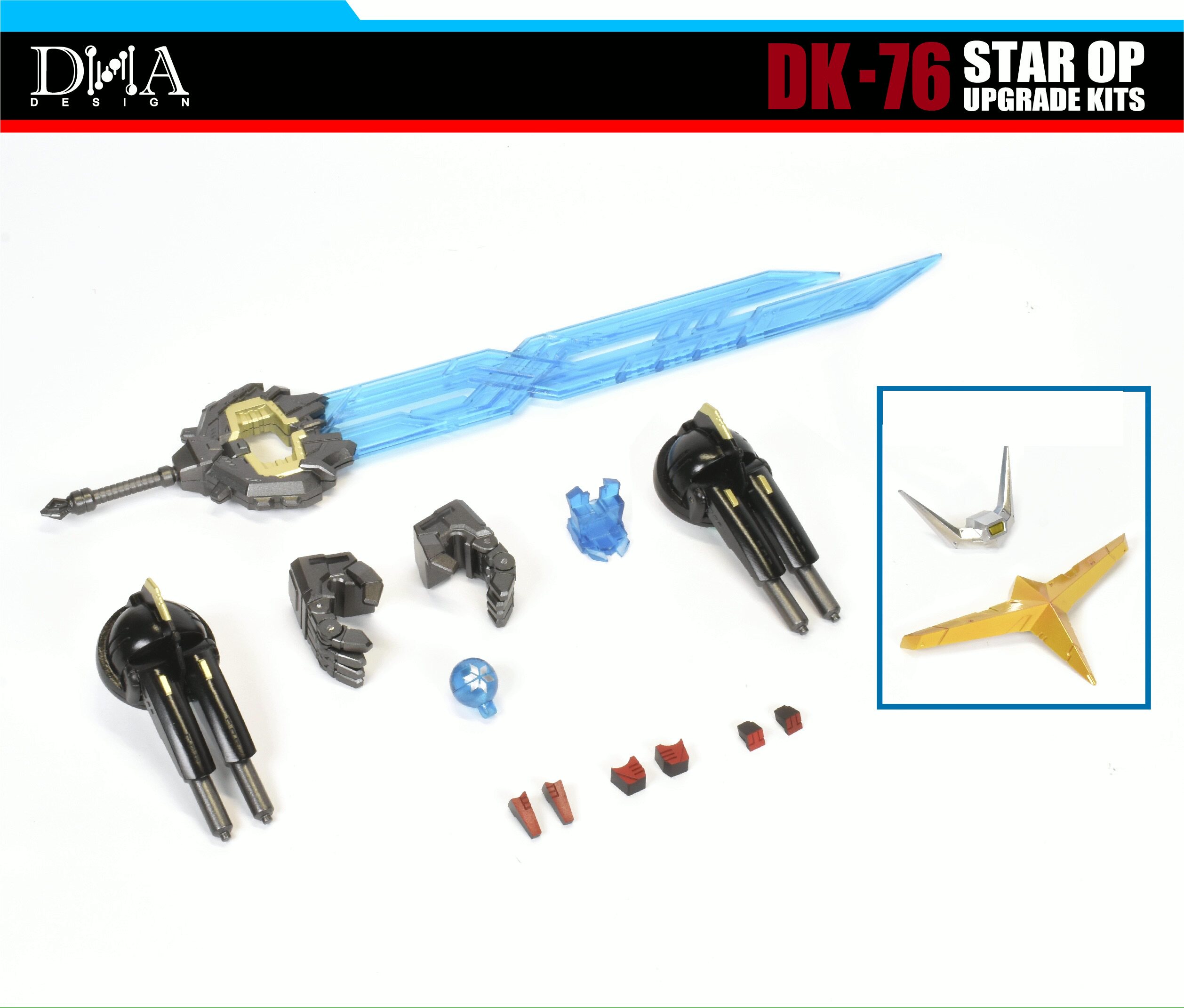 Model Kit Robot - ชุดอัพเกรด DNA DK-76 สำหรับ Age of