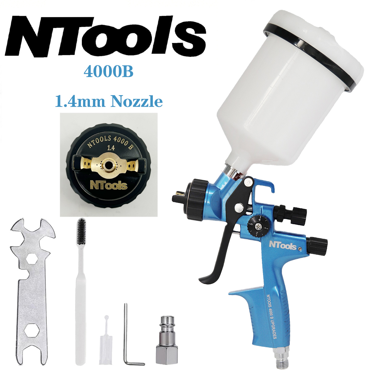 ปืนพ่นสี NTOOLS 4000B ขนาด 1.3 - Spray Can Lacquer บทวิจารณ์และราคา