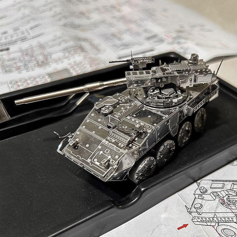 ชุดประกอบโมเดลรถถัง Stryker แบ - Model Kit Armored Core บทวิจารณ์และราคา