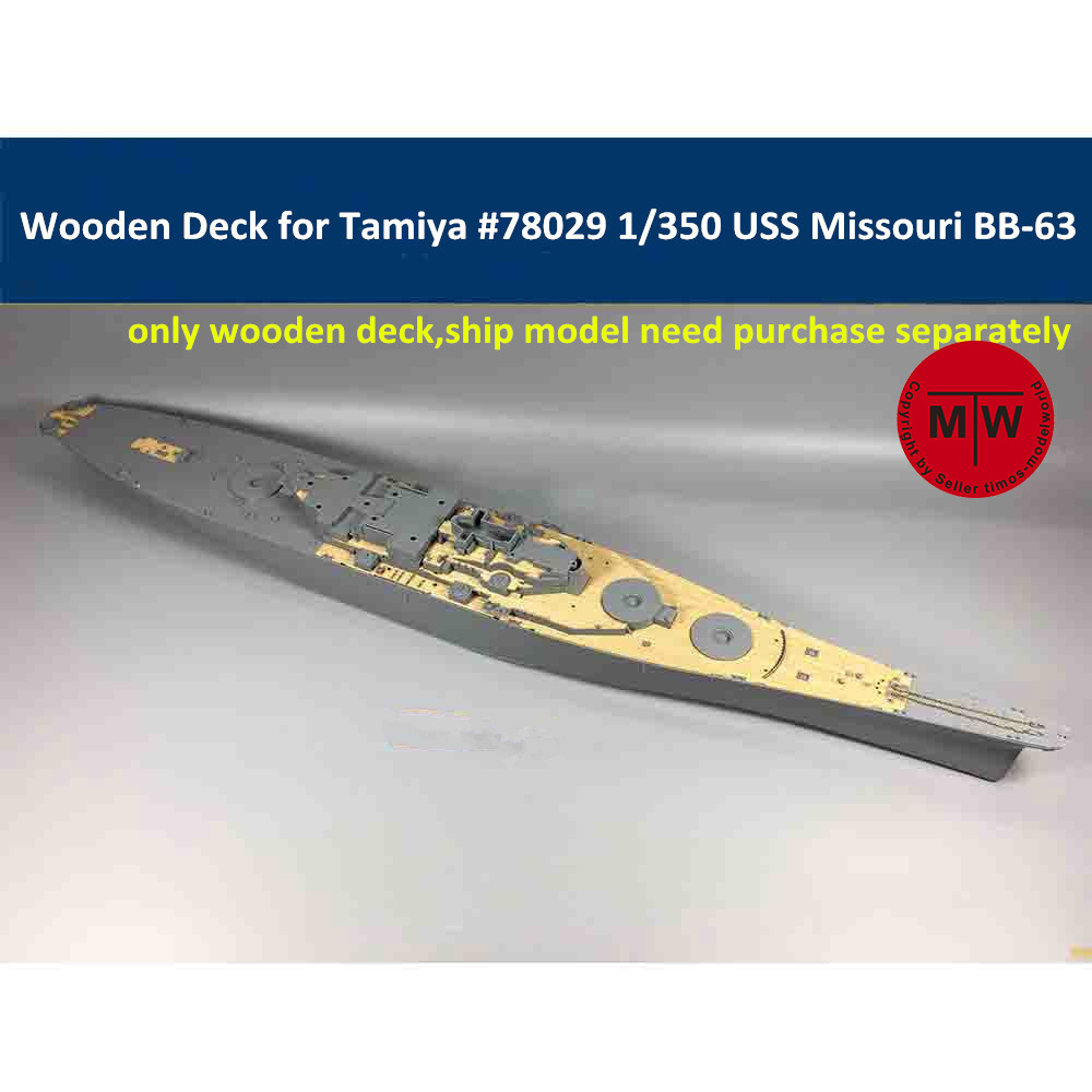 ดาดฟ้าไม้ขนาด 1/350 สำหรับทามิ - Model Kit Uss Missouri บทวิจารณ์และราคา