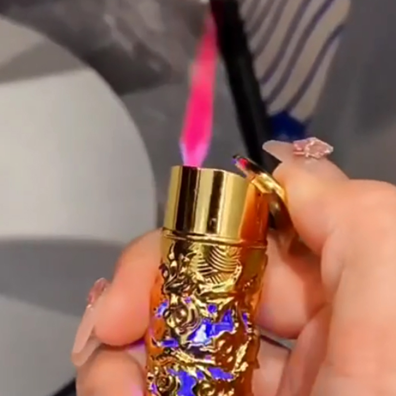 ไฟแช็คดีไซน์มังกรลายนูนระดับไฮ - Spray Can Lacquer บทวิจารณ์และราคา