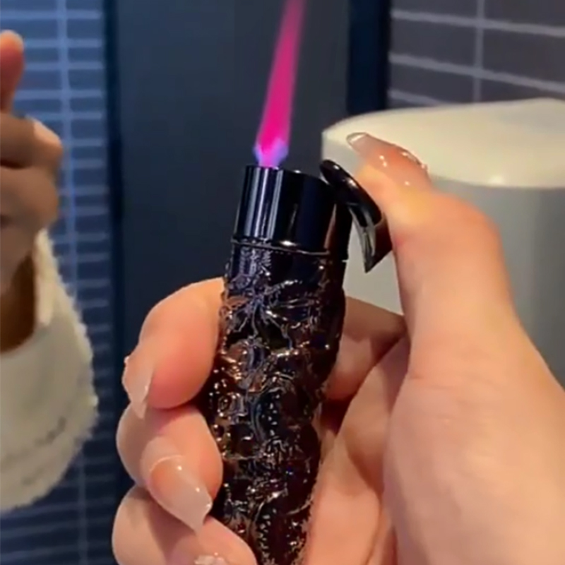 ไฟแช็คดีไซน์มังกรลายนูนระดับไฮ - Spray Can Lacquer บทวิจารณ์และราคา