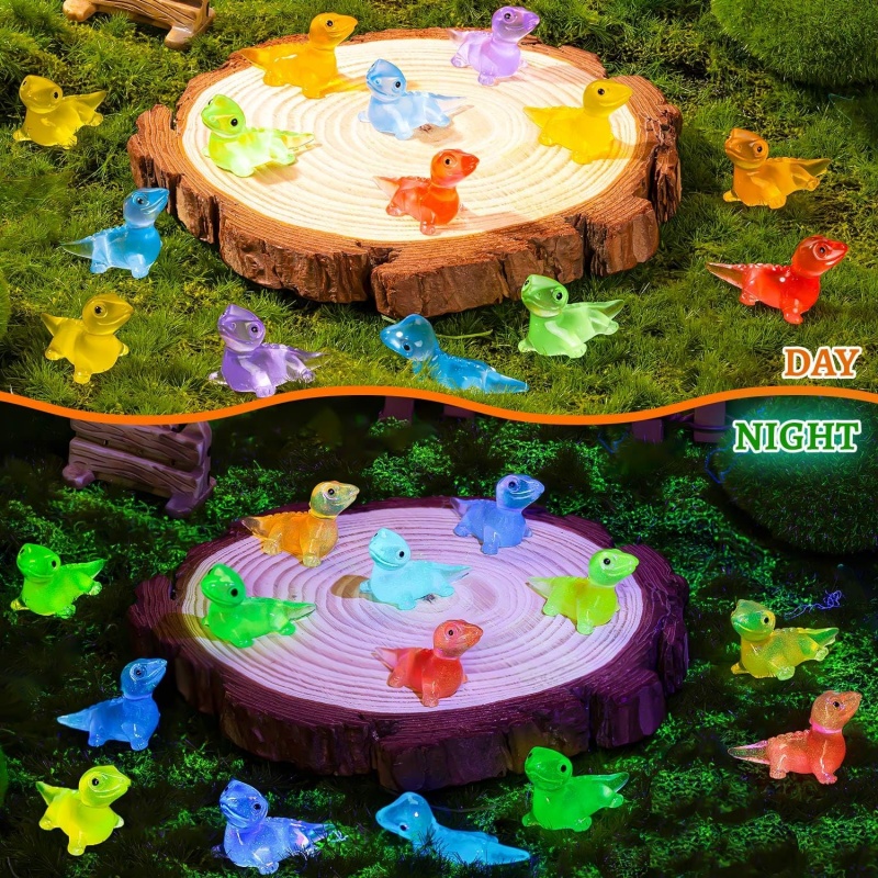 30PCS Mini Lizards Glow At Dar - Model Kit Lizard บทวิจารณ์และราคา