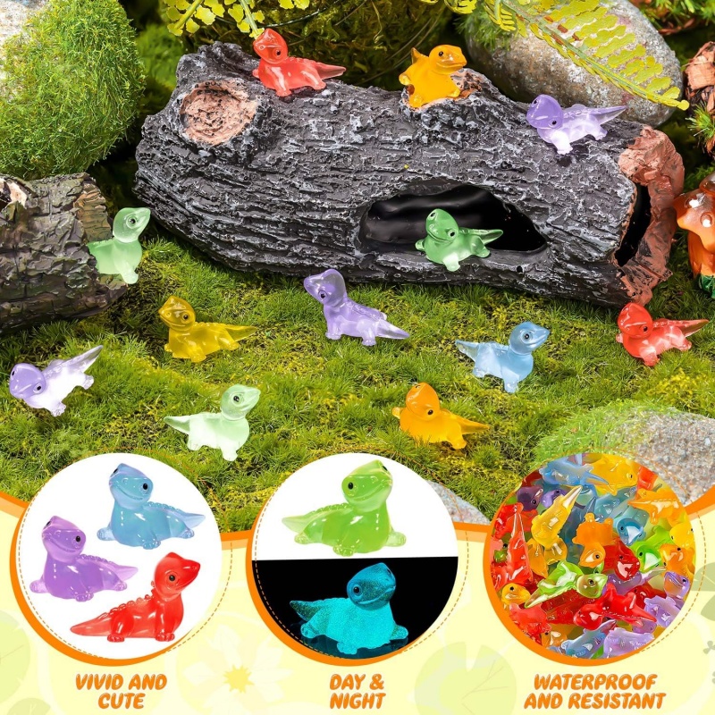 30PCS Mini Lizards Glow At Dar - Model Kit Lizard บทวิจารณ์และราคา