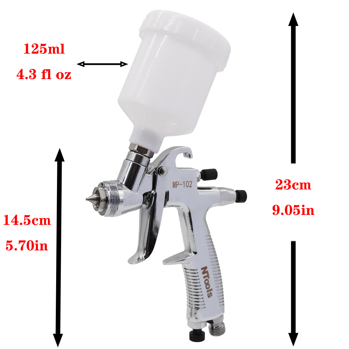 ปืนพ่นสีขนาดเล็ก หัวฉีด 0.5/0. - Spray Can Lacquer บทวิจารณ์และราคา