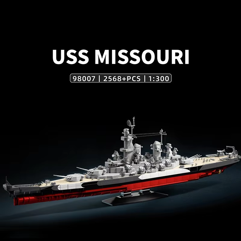 2568 ชิ้น USS มิสซูรี่เรือรบโม - Model Kit Uss Missouri บทวิจารณ์และราคา